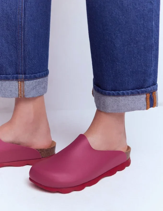 Lyla Colour Block Clogs Pink/Red Lyla Colour Block Clogs Pink/Red