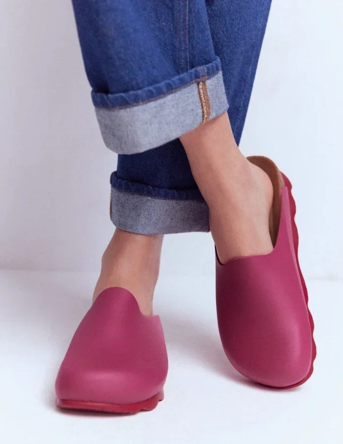 Lyla Colour Block Clogs Pink/Red Lyla Colour Block Clogs Pink/Red