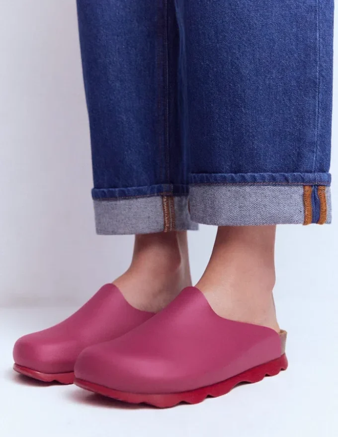 Lyla Colour Block Clogs Pink/Red Lyla Colour Block Clogs Pink/Red