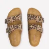 Lyla Printed Buckle Sliders Leopard