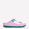 Lyla Toe Post Sandals Pink/Green