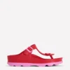 Lyla Toe Post Sandals Red/Pink