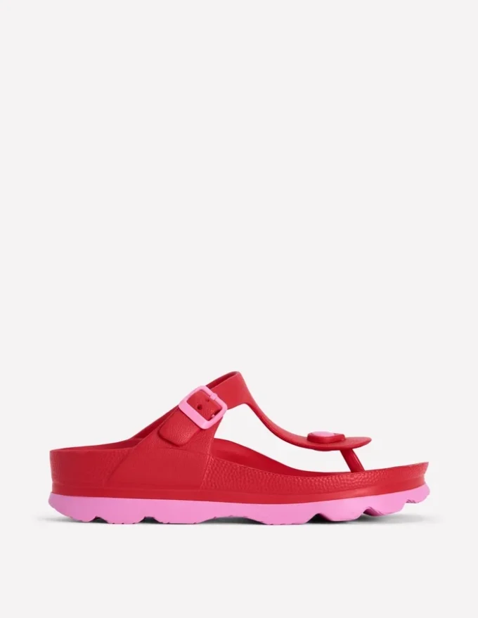 Lyla Toe Post Sandals Red/Pink