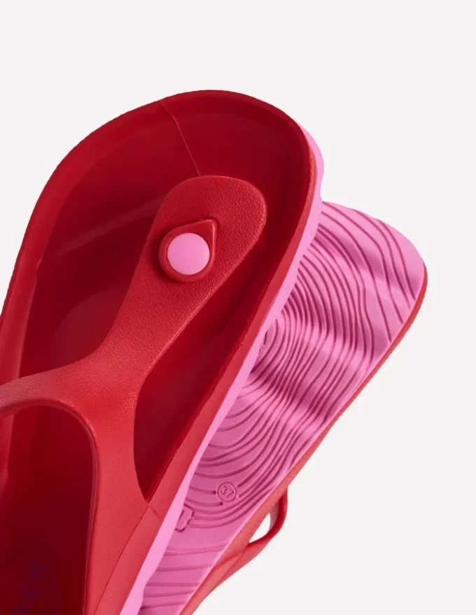 Lyla Toe Post Sandals Red/Pink