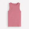 Lyra Ribbed Cotton Tank Heather Rose Lyra Ribbed Cotton Tank Heather Rose