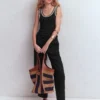 Maddie Trim Detail Vest Black Maddie Trim Detail Vest Black