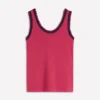 Maddie Trim Detail Vest Terracotta Red Maddie Trim Detail Vest Terracotta Red