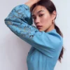 Mae Linen Blend Shirt Dress Blue Heaven Mae Linen Blend Shirt Dress Blue Heaven