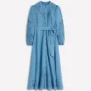 Mae Linen Blend Shirt Dress Blue Heaven Mae Linen Blend Shirt Dress Blue Heaven