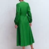 Mae Linen Blend Shirt Dress Highland Green Mae Linen Blend Shirt Dress Highland Green