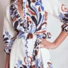 Mae Linen Blend Shirt Dress Multi, Elaborate Garden Mae Linen Blend Shirt Dress Multi, Elaborate Garden