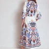 Mae Linen Blend Shirt Dress Multi, Elaborate Garden Mae Linen Blend Shirt Dress Multi, Elaborate Garden