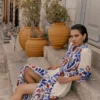 Mae Linen Blend Shirt Dress Multi, Elaborate Garden Mae Linen Blend Shirt Dress Multi, Elaborate Garden