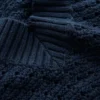 Maeve Textured Cotton Jumper Navy Maeve Textured Cotton Jumper Navy