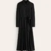 Marcia Jersey Shirt Dress Black Marcia Jersey Shirt Dress Black