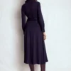 Marcia Jersey Shirt Dress French Navy, Painted Dot Marcia Jersey Shirt Dress French Navy, Painted Dot
