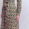Marcia Jersey Shirt Dress Hunter Green, Heart Link Marcia Jersey Shirt Dress Hunter Green, Heart Link