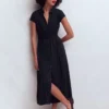 Marcia Jersey Shirt Dress Navy Marcia Jersey Shirt Dress Navy