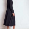 Marcia Jersey Shirt Dress Navy Marcia Jersey Shirt Dress Navy