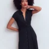 Marcia Jersey Shirt Dress Navy Marcia Jersey Shirt Dress Navy
