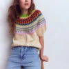 Margot Puff Sleeve T-Shirt Oatmeal Melange Margot Puff Sleeve T-Shirt Oatmeal Melange