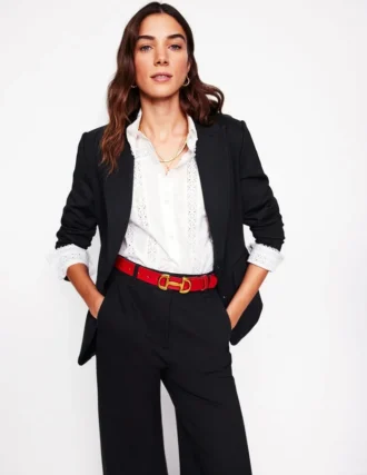 Marylebone Ponte Blazer Black