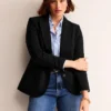 Marylebone Ponte Blazer Black