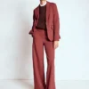 Marylebone Ponte Blazer Chestnut