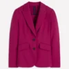 Marylebone Ponte Blazer Pomegranate