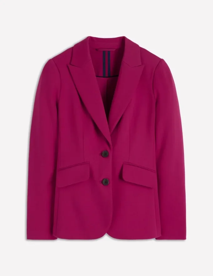 Marylebone Ponte Blazer Pomegranate