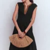 May Jersey Midi Dress Black May Jersey Midi Dress Black