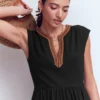 May Jersey Midi Dress Black May Jersey Midi Dress Black
