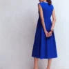 May Jersey Midi Dress Bright Blue May Jersey Midi Dress Bright Blue