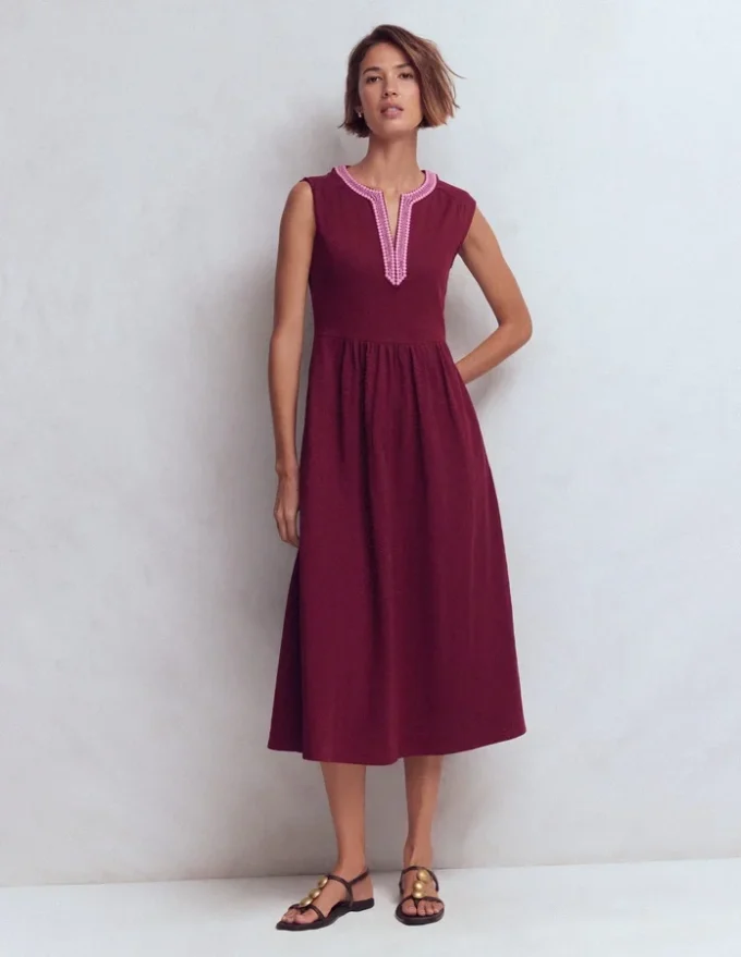 May Jersey Midi Dress Deep Wisteria May Jersey Midi Dress Deep Wisteria