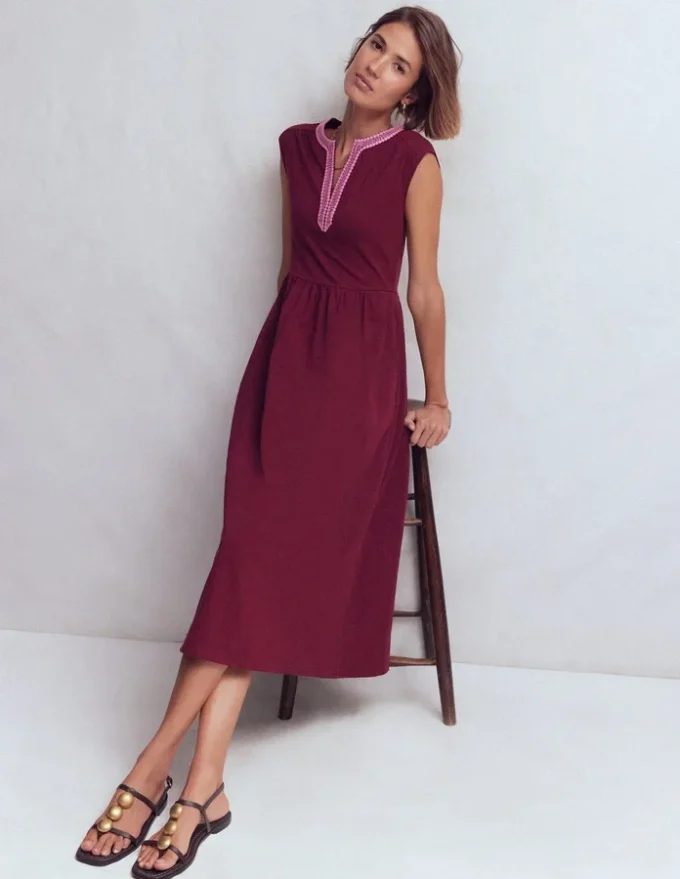 May Jersey Midi Dress Deep Wisteria May Jersey Midi Dress Deep Wisteria