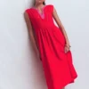 May Jersey Midi Dress Poppy Red May Jersey Midi Dress Poppy Red