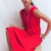 May Jersey Midi Dress Poppy Red May Jersey Midi Dress Poppy Red