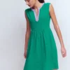 May Jersey Short Dress Deep Teal May Jersey Short Dress Deep Teal