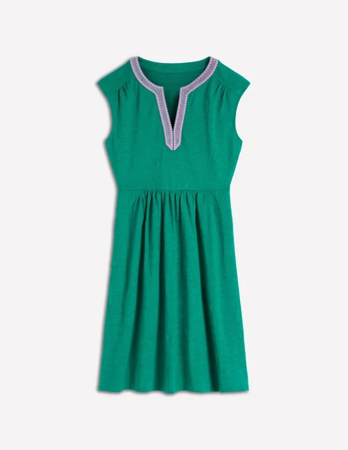 May Jersey Short Dress Deep Teal May Jersey Short Dress Deep Teal