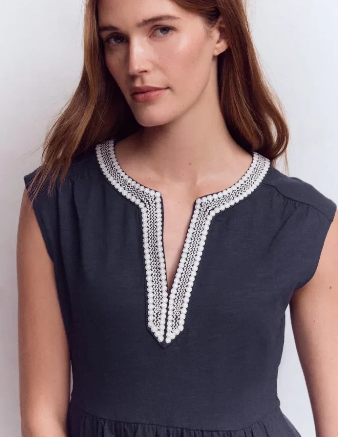 May Jersey Short Dress Navy May Jersey Short Dress Navy