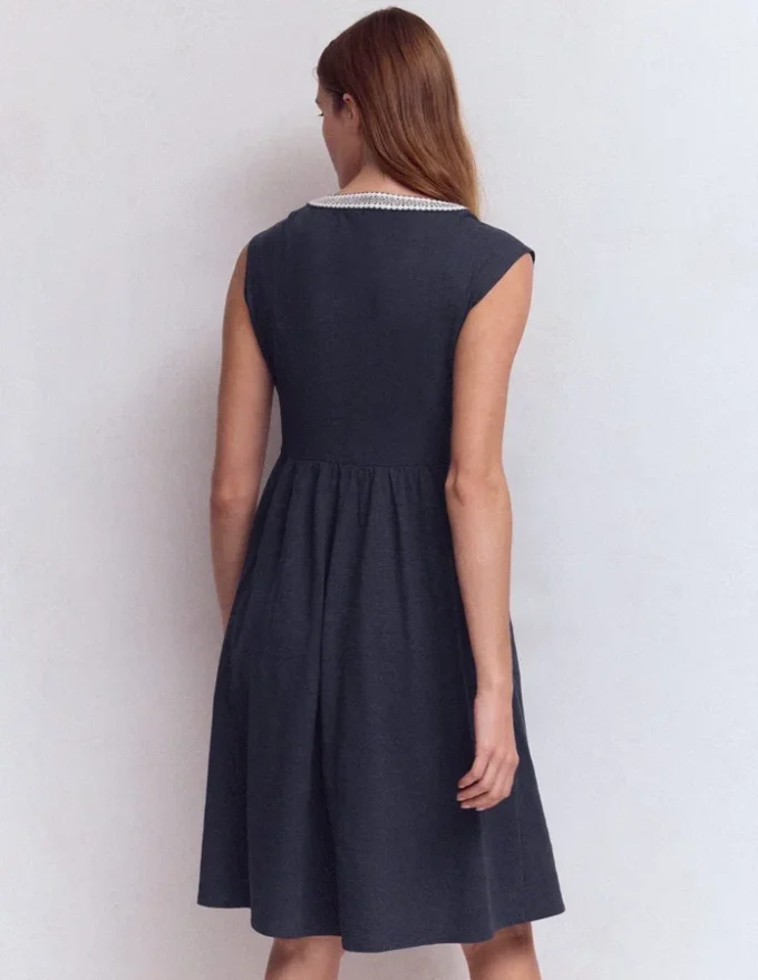 May Jersey Short Dress Navy May Jersey Short Dress Navy