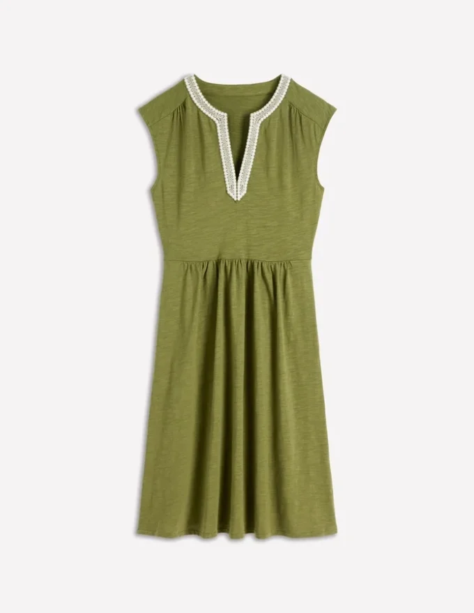 May Jersey Short Dress Olive May Jersey Short Dress Olive