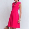 May Jersey Short Dress Opulent Pink May Jersey Short Dress Opulent Pink