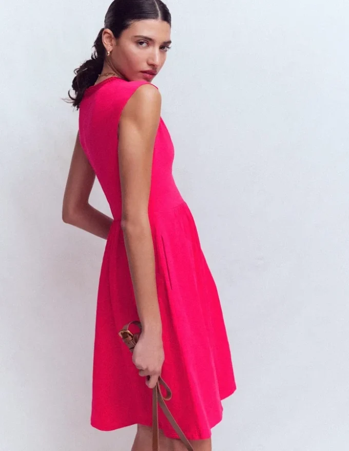May Jersey Short Dress Opulent Pink May Jersey Short Dress Opulent Pink