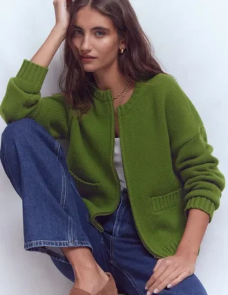 Maya Zip Up Jacket Herb Garden Maya Zip Up Jacket Herb Garden