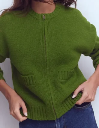 Maya Zip Up Jacket Herb Garden Maya Zip Up Jacket Herb Garden