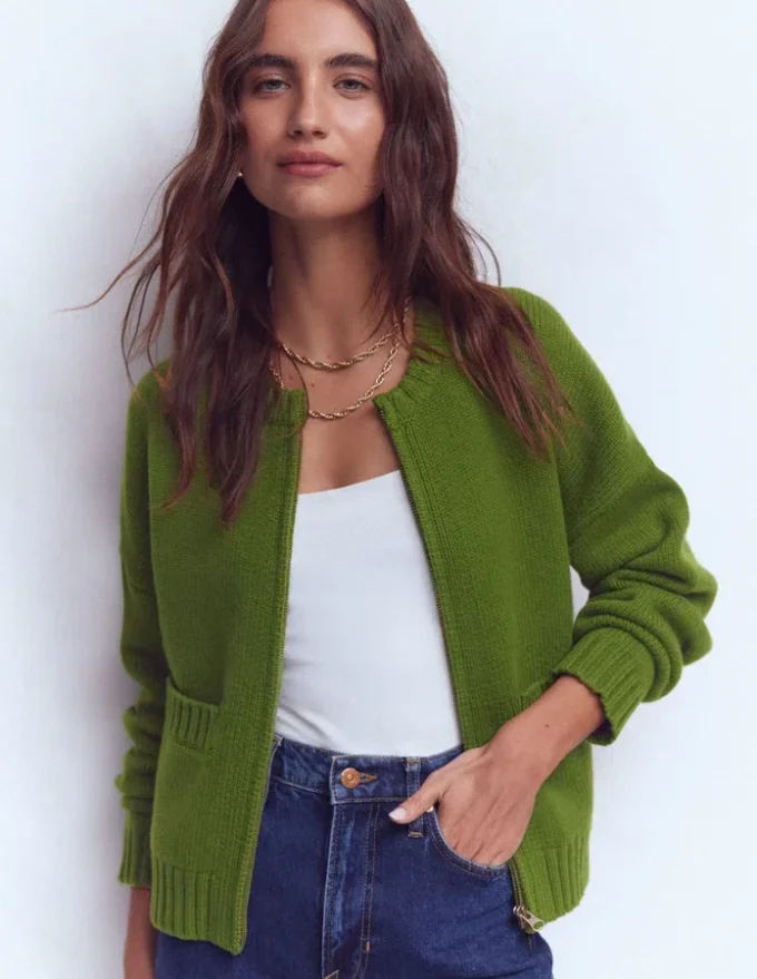 Maya Zip Up Jacket Herb Garden Maya Zip Up Jacket Herb Garden
