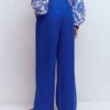 Mayfair Linen Pants Bright Blue Mayfair Linen Pants Bright Blue