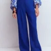 Mayfair Linen Pants Bright Blue Mayfair Linen Pants Bright Blue