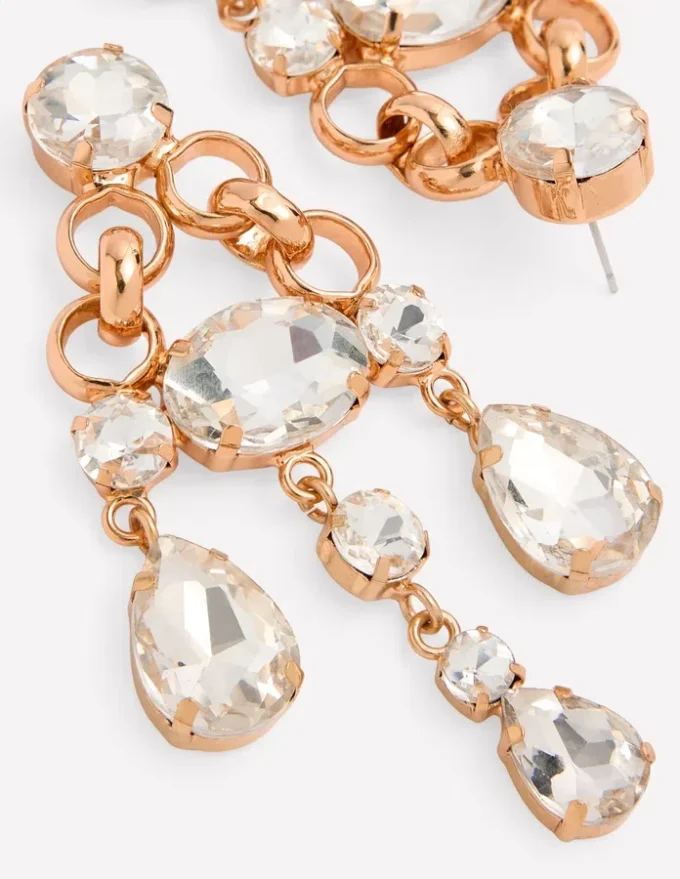 Mega Jewel Earrings Clear Mega Jewel Earrings Clear